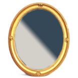 Gilt painted wall mirror