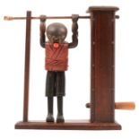 Japanese wooden 'Kobi' toy acrobat, early 20th Century