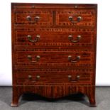 Reproduction mahogany bachelor's chest
