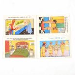 Large quantity of post cards; mostly humour and illustrated