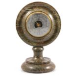 Cornish hardstone desk barometer