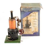 A boxed Wilson Vertical Steam Engine