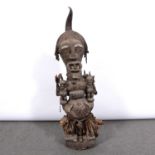 Large African tribal power figure, possibly Songye / Congo