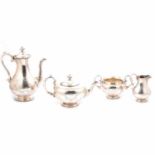 Mining interest: Victorian four-piece plated presentation teaset, Smith Sissons & Co., Sheffield.