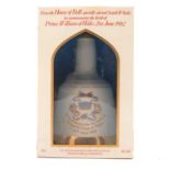 Bells decanter 50cl, commemorating the birth of HRH Prince William, boxed.