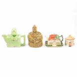 Novelty teapots and tea caddies