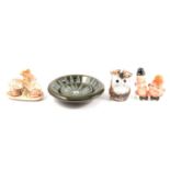 Box of mixed decorative and novelty ceramics