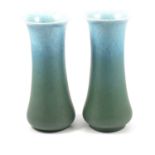 Pilkington's Royal Lancastrian - a pair of waisted vases