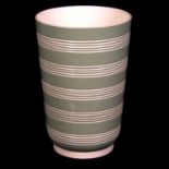 Keith Murray for Wedgwood, a slipware banded vase, post 1940