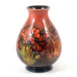 Walter Moorcroft for Moorcroft Pottery, 'Spring Flowers, a flambe vase, circa 1950