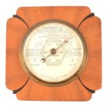 Art Deco period aneroid barometer