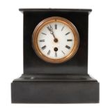 Victorian slate mantel clock