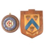 Two armorial plaques