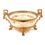 Sevres porcelain bowl, Chateau de Bizy, 1847,