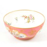 Continental porcelain rose bowl,