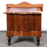 Victorian mahogany stool commode,