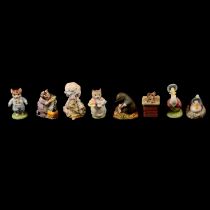 Eight Royal Albert Beatrix Potter figures