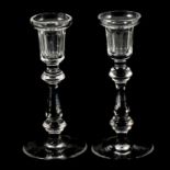 Pair of Waterford crystal candlesticks