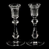 Pair of Waterford crystal candlesticks