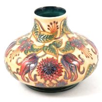 Moorcroft Pottery, 'Tahiti' pattern vase.