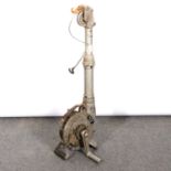 Naval bomb hoist type C, serial number 8PAP242R, length 99cm.