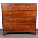 George IV mahogany chest of drawers