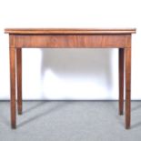 Georgian mahogany tea table