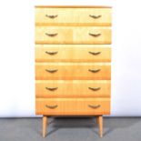 Meredew birch chest of drawers,