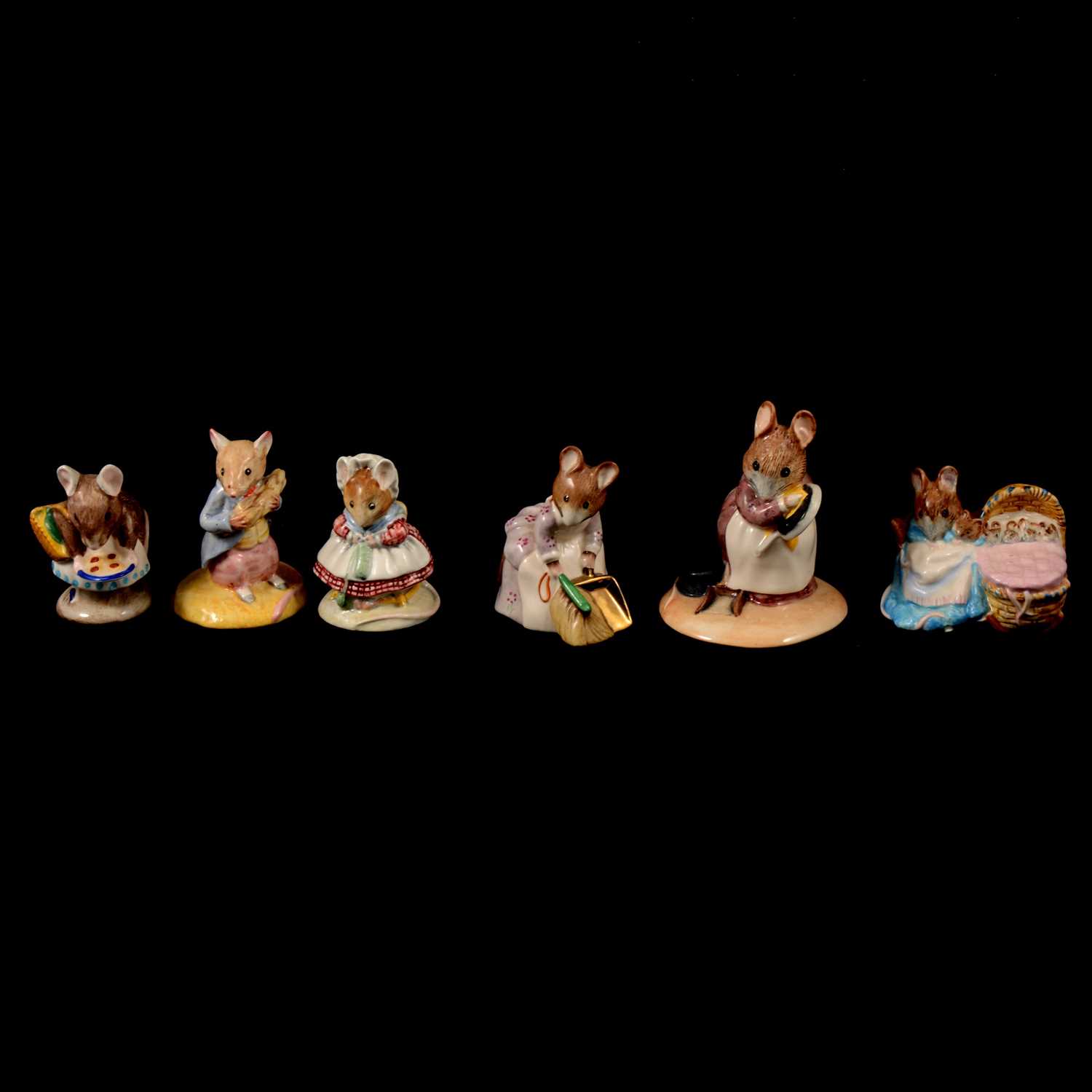 Beswick, nine Beatrix Potter figurines, various periods
