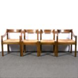 Four Conrad Carimate chairs, designed by Vico Magistretti