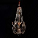 Victorian glass chandelier