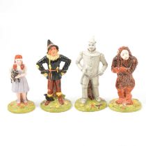 Set of four Royal Doulton 'The Wizard of Oz' figurines.