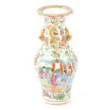 Cantonese famille rose vase