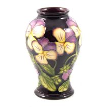 Moorcroft Pottery - 'Carnival Time' baluster vase.