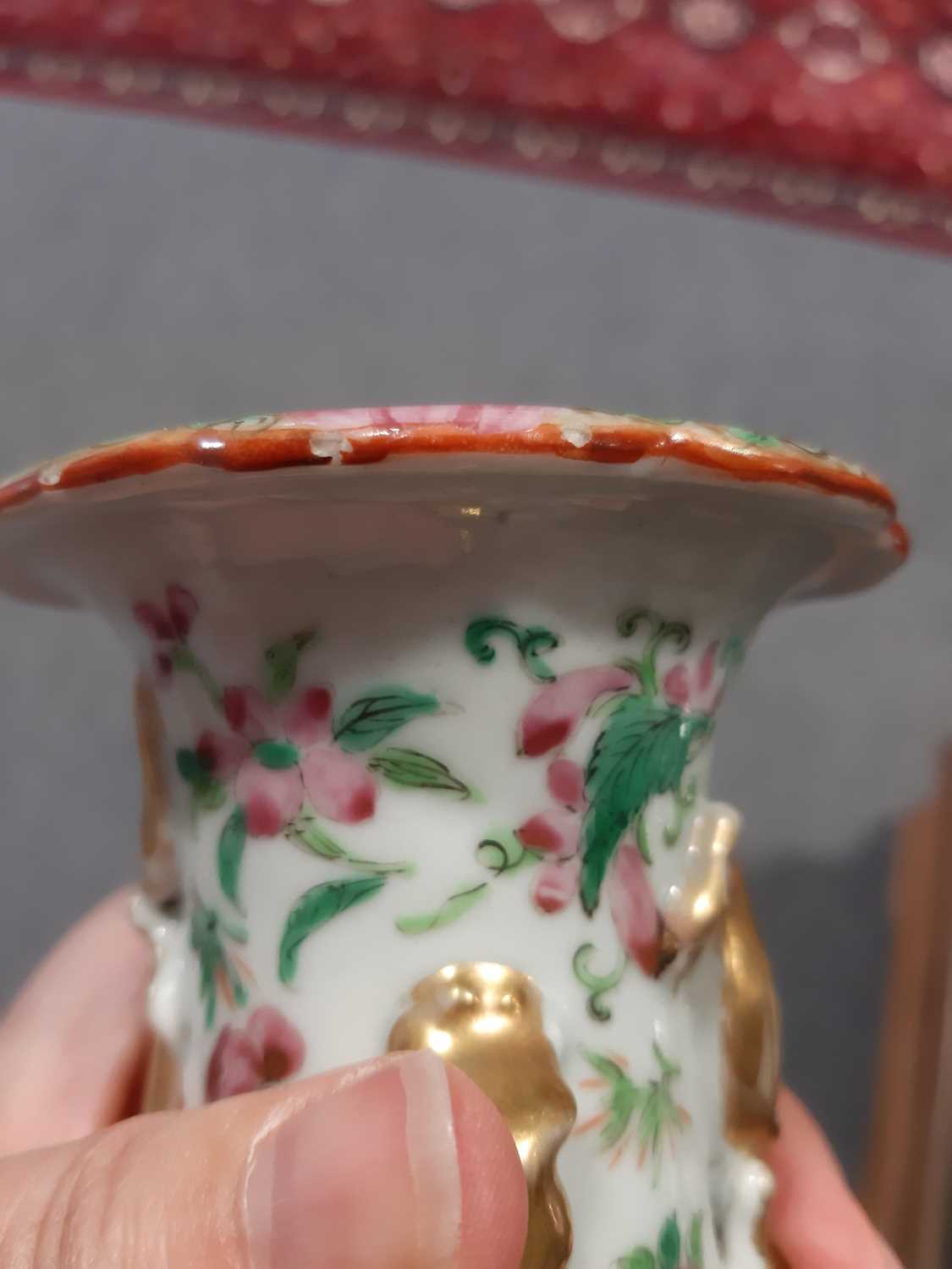 Cantonese famille rose vase - Image 11 of 11