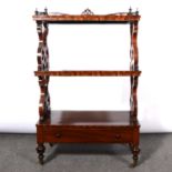 Victorian rosewood whatnot