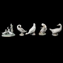 Beswick Palomino Swish Tail Horse, and nine other LLadro, Nao and Miquel Requena figurines.