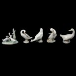 Beswick Palomino Swish Tail Horse, and nine other LLadro, Nao and Miquel Requena figurines.