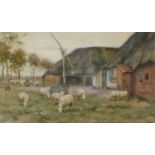 Johannes Karel Leurs, Sheep grazing,