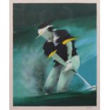 Victor Spahn, two golfing prints