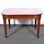 Late Victorian mahogany centre table,