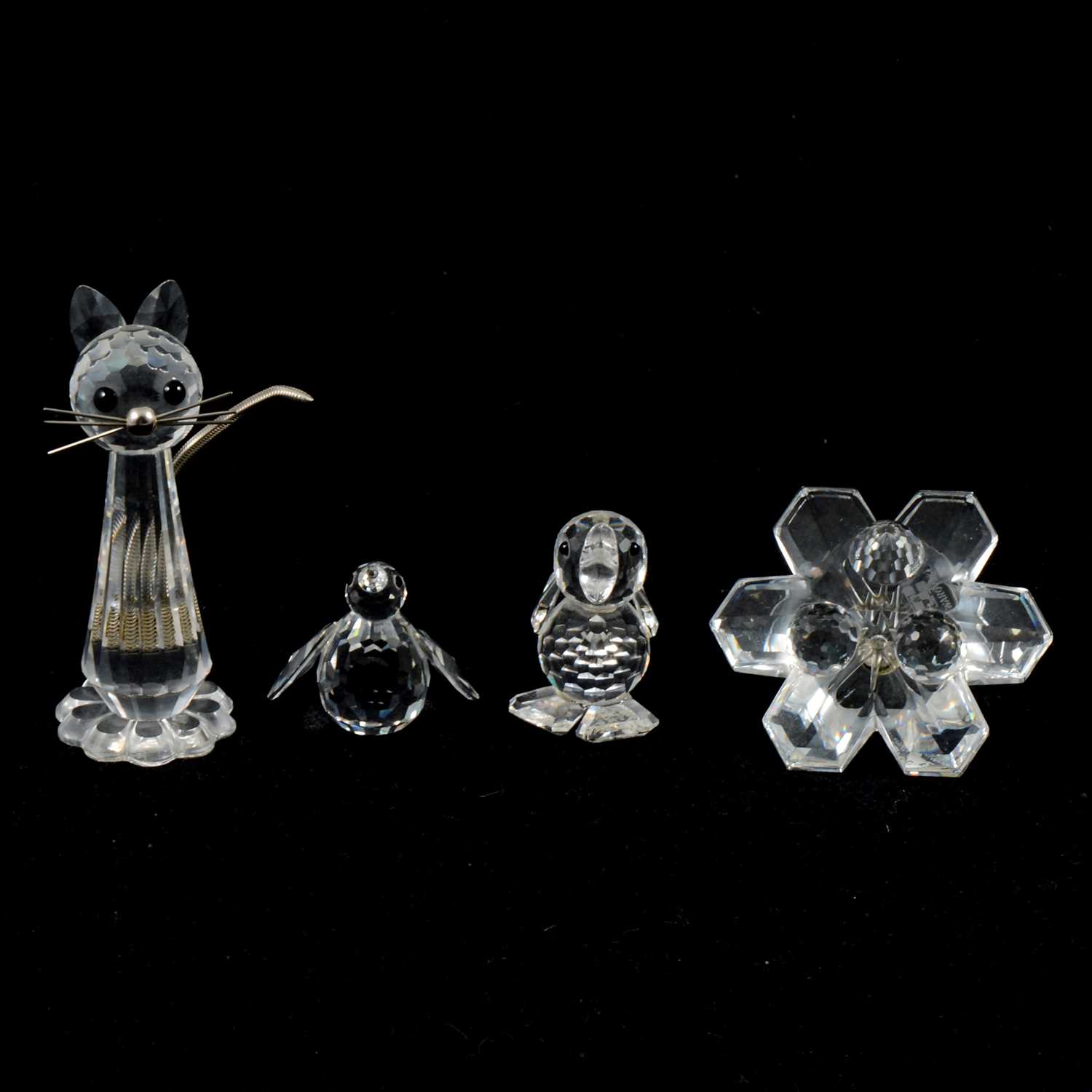 A small collection of Swarovski Crystal
