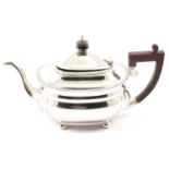 Silver teapot, Elkington & Co, Birmingham 1967