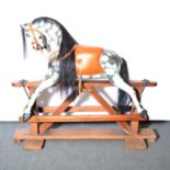 Collinson & Sons of Liverpool dapple grey rocking-horse