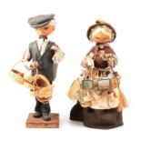 Two Pedlar dolls,