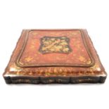 Chinese lacquered garment box,