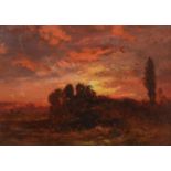 James Webb, landscape, oil.
