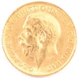 A Gold Full Sovereign George V 1911.