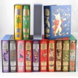 Andrew Lang, thirteen fairy books, Folio Society with slipcases.