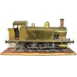A well-made scratch built 3½ gauge live steam locomotive, 0-6-0 tank engine